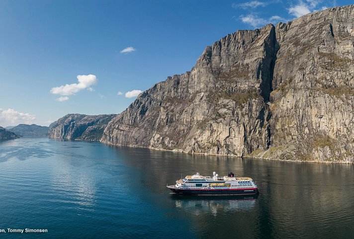 Hurtigruten Postschiffroute